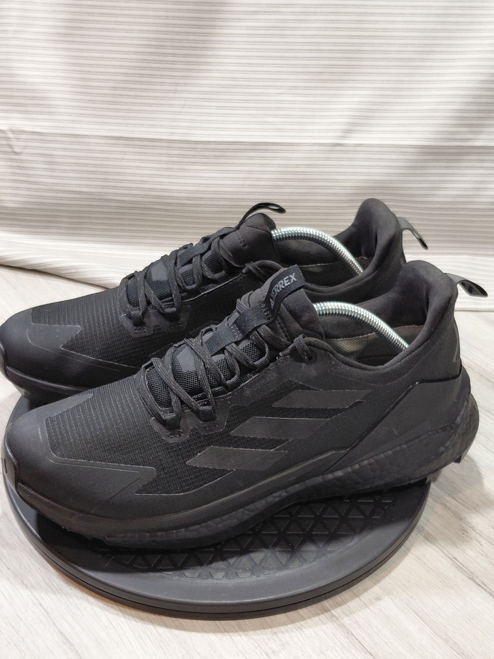 Adidas Men’s Terrex Free Hiker 2.0 Triple Black Gore-Tex Trail Running Shoes M11